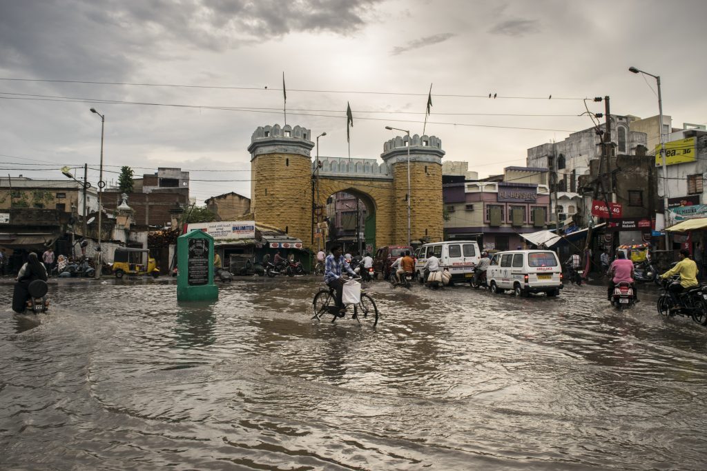 Hyderabad hit by heavy rain, waterlogging and traffic delays