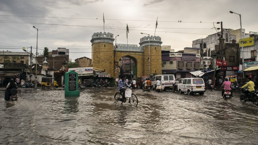 Hyderabad after heavy rain (representative image)