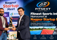 Fitnext Sports Infra Honoured at Nagpur Startup Meet: Premium Sports Flooring Solutions for Societies and Commercial Projects
