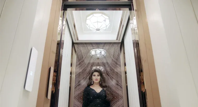 Where the Lift Becomes Part of the Architecture: Hybon’s Bespoke Cabin for Urvashi Rautela